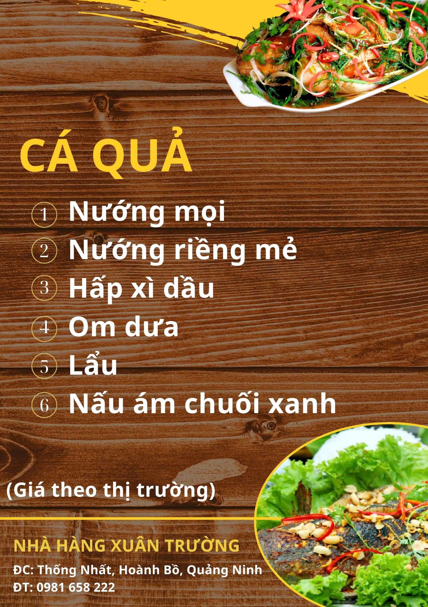 Các món cá quả